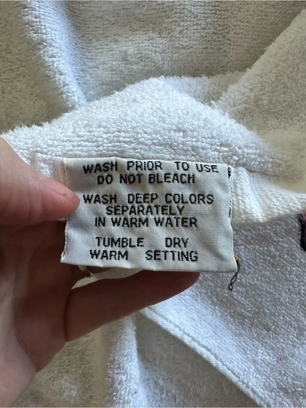 Vintage Disney Beauty and the Beast Princess Towel